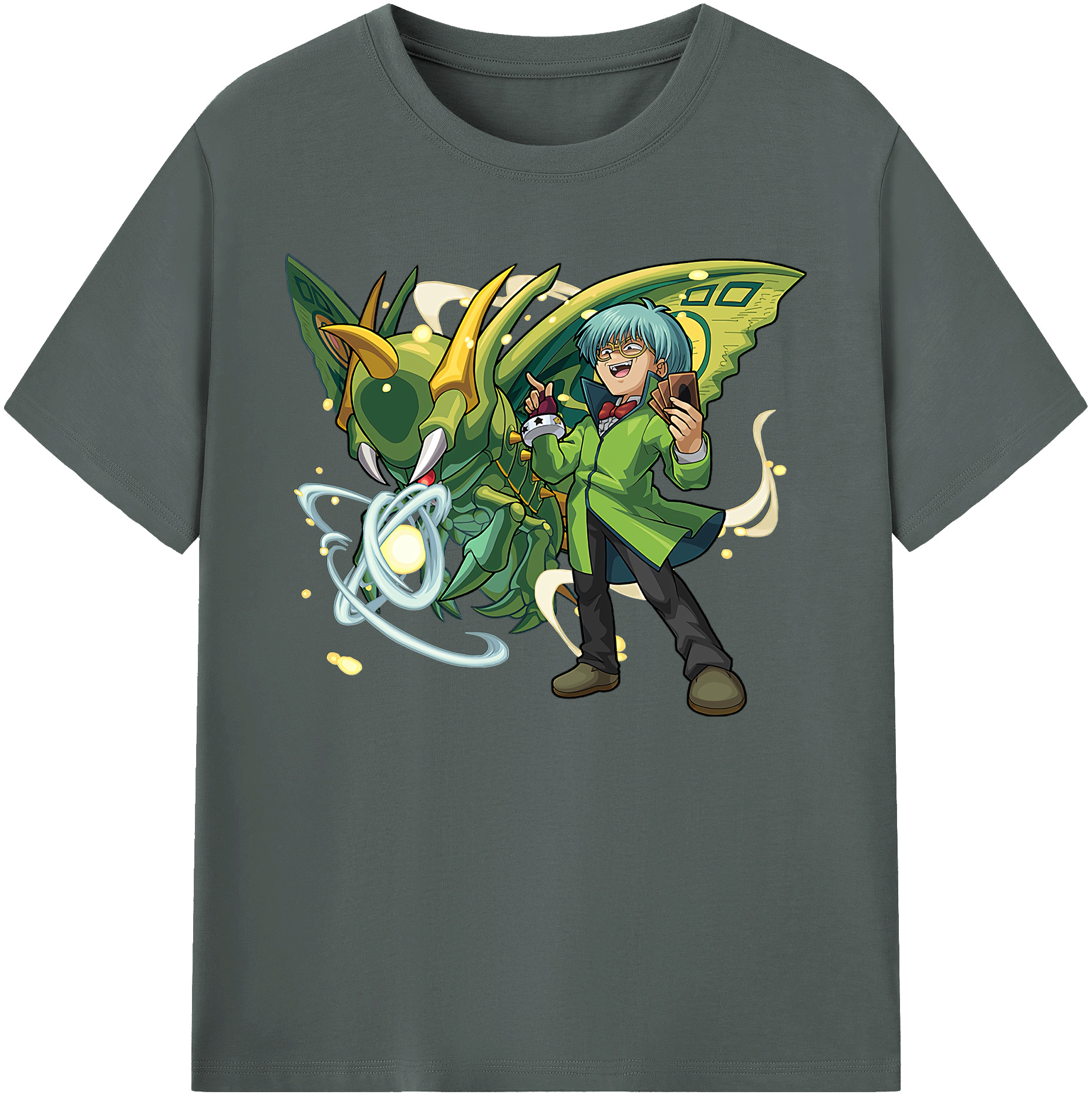 （画像用） 遊☆戯☆王 Yu-Gi-Oh! 綿100％ メンズ半袖Tシャツ｜肌触りやわらか＆通気性